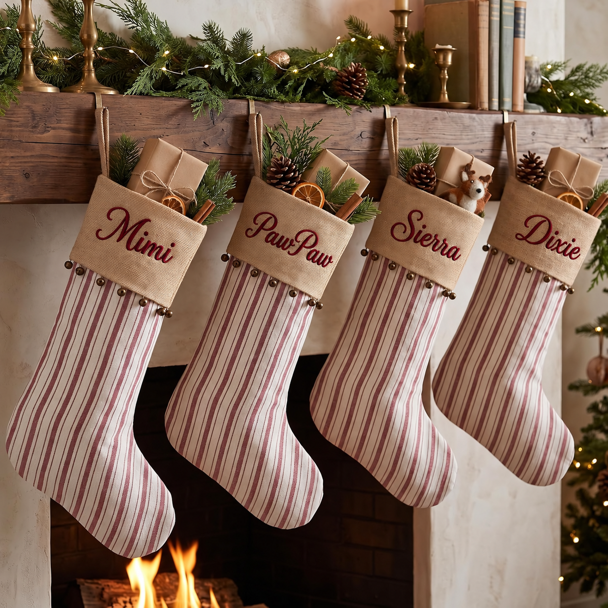 Farmhouse Style Personalized stockings