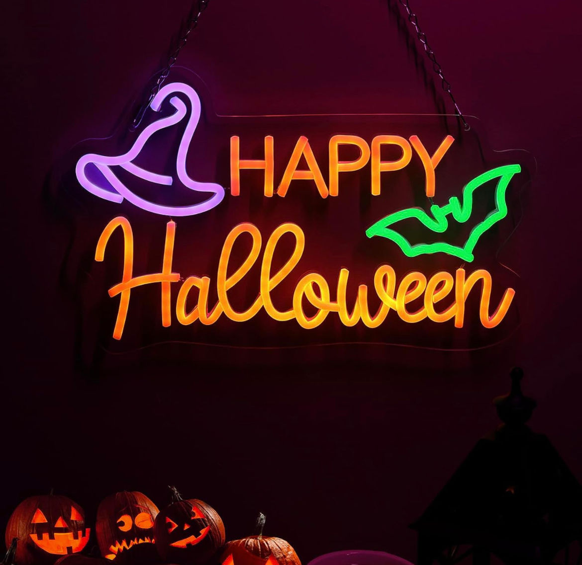 Happy Halloween Neon Sign 