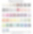 Thumbnail: Thread Color Chart with various colors named on a white background.