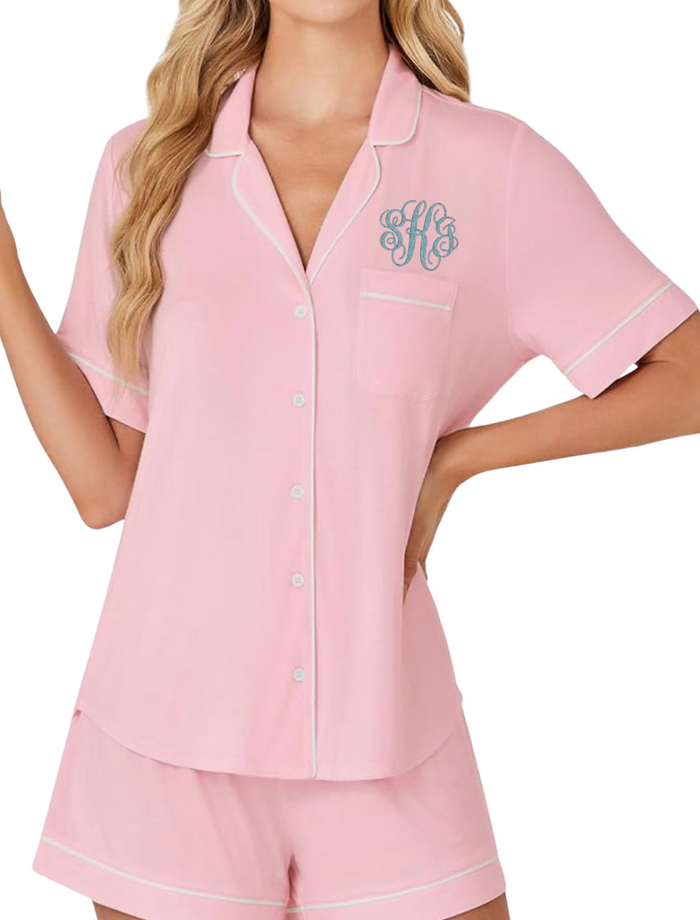Thumbnail: Festive Monogram Pajama Set