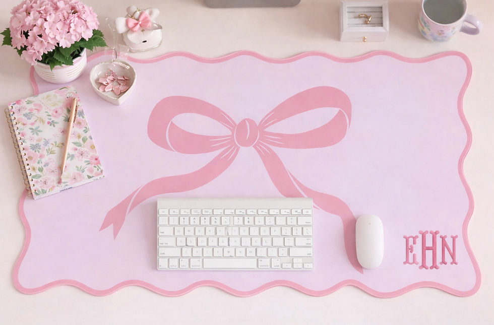 Miniatura: Desk Mat Monogrammed Personalized