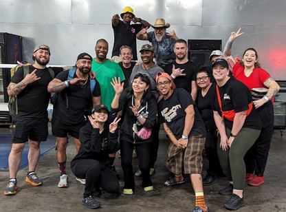 Chef Mama and Dallas kitchen crew, RWT