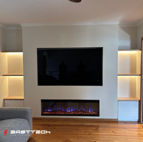 Commercial electrical work completed by EastTech Melbourne