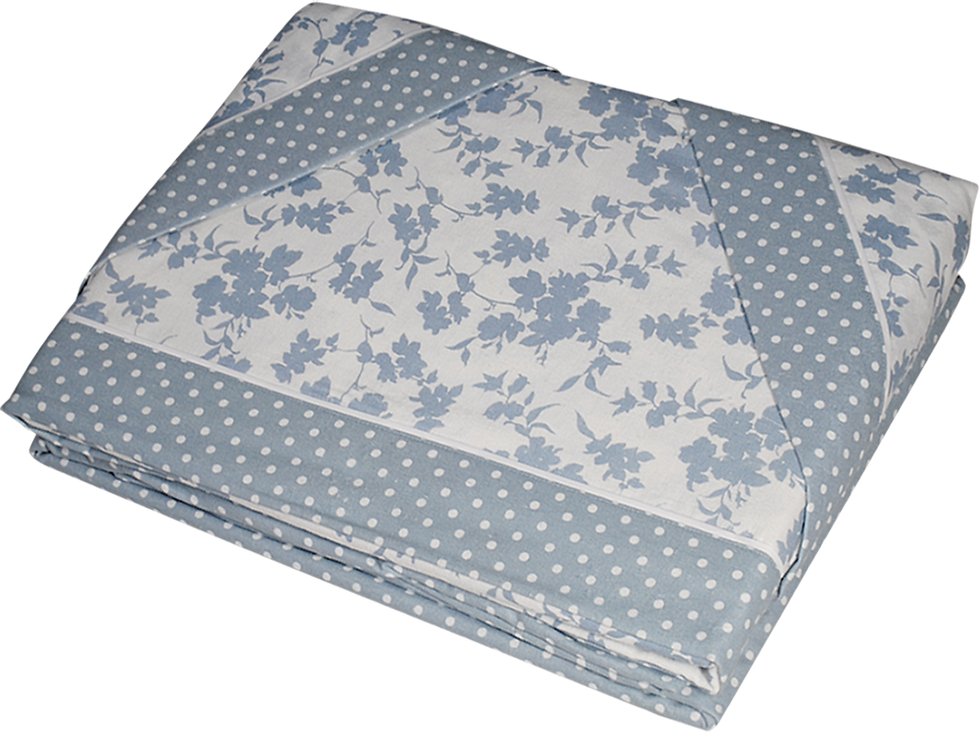 Thumbnail: Jogo de Cama Flanela Casa Algodão com Capa 100% Algodão