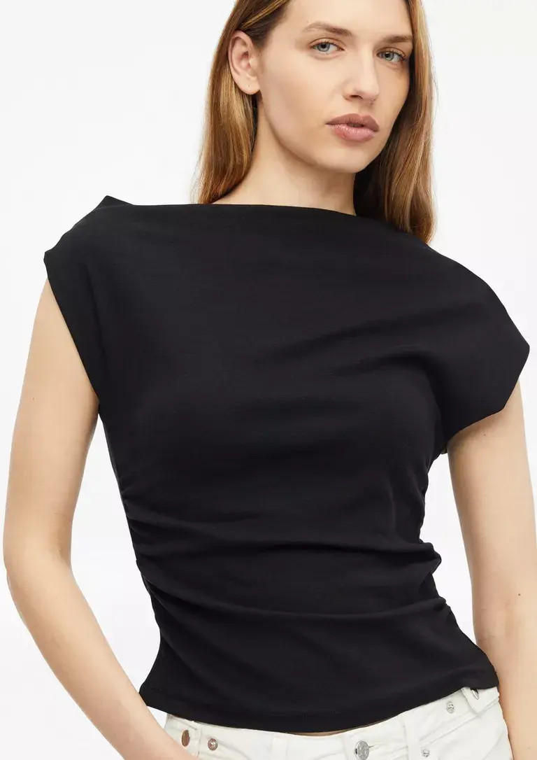 Μικρογραφία: T-SHIRT ME ΑΣΣΥΜΕΤΡΟ ΩΜΟ