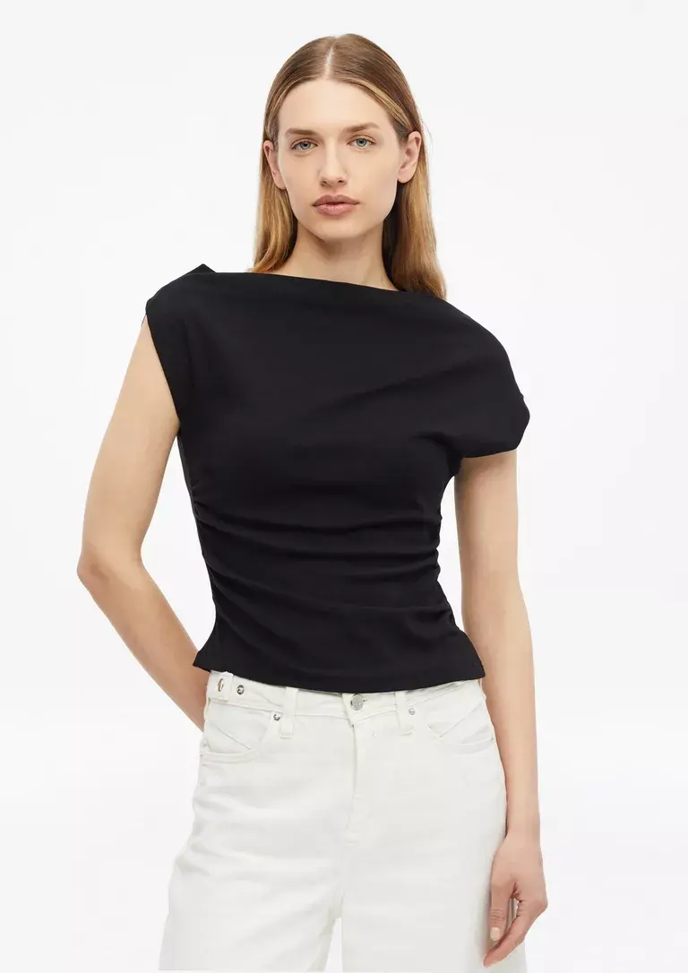 Μικρογραφία: T-SHIRT ME ΑΣΣΥΜΕΤΡΟ ΩΜΟ