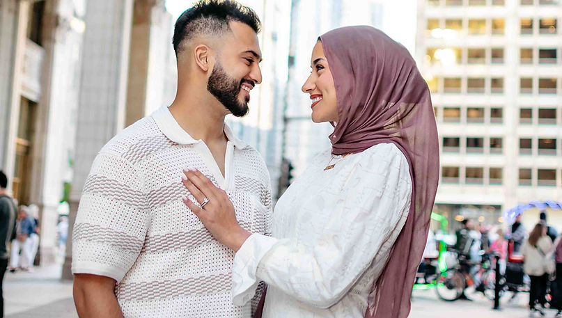 Engagement Session photo at Downtown Chicago, Chicago, IL