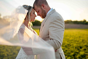 Happy couple embraces in Kansas City