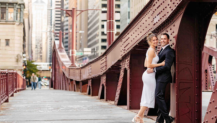 Engagement Session photo at Downtown Chicago, Chicago, IL