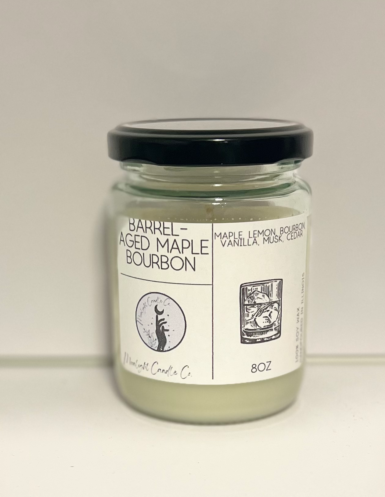 8oz Candle - Barrel-Aged Maple Bourbon