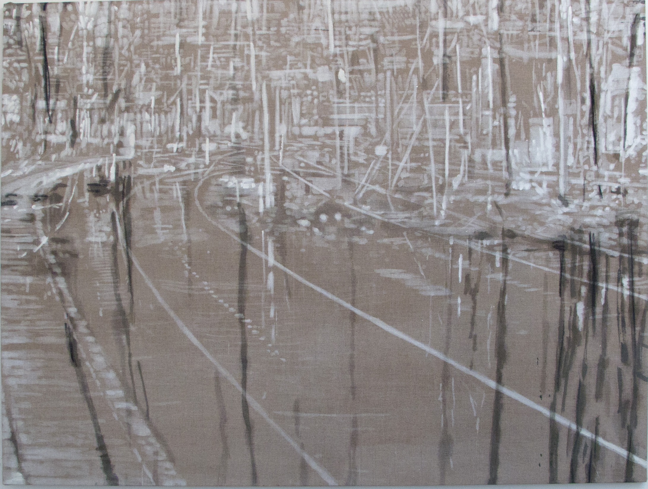 "Ind i det", 120 x 160 cm