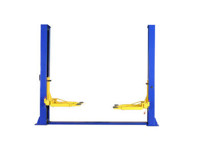 APlusLift HW-9KFL Two-Post Floor Plate Lift – 9,000 lb, Low Ceiling Friendly
