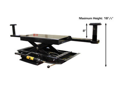 Thumbnail: Atlas RJ-45 Rolling Hydraulic Center Jack – 4,500 lb, for Four-Post Lifts