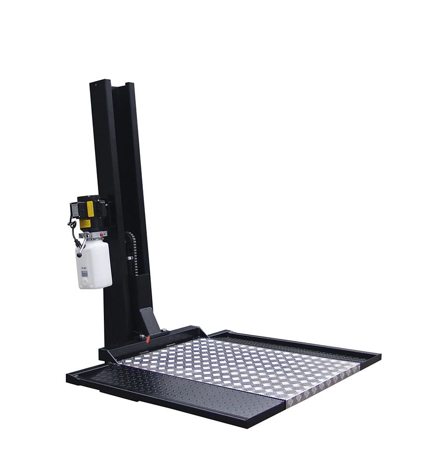 Single Post Platform Storage Lift – Space-Saving Design
