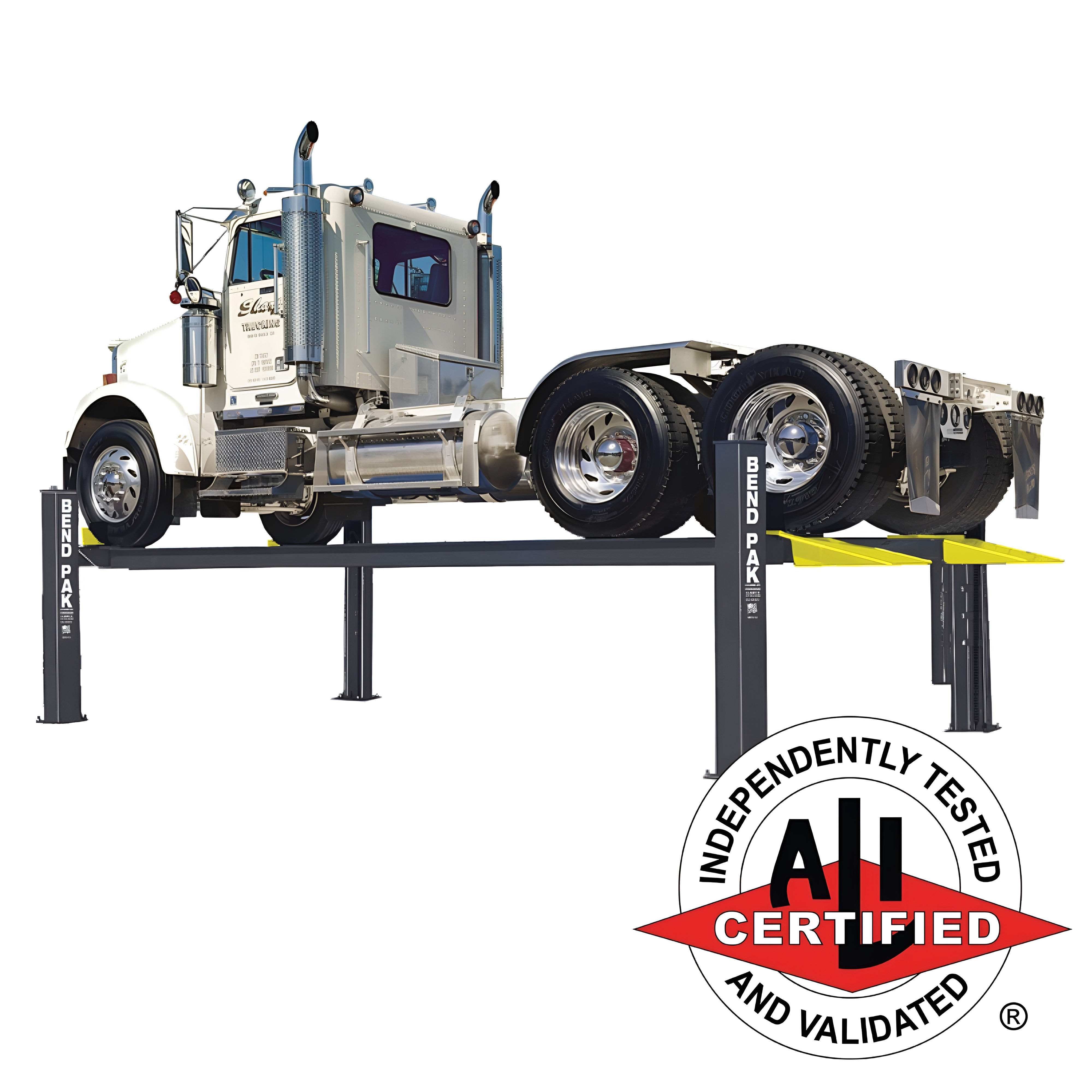 BendPak HDS-40X Heavy-Duty Four-Post Truck Lift – 40,000 lb, Extended Length