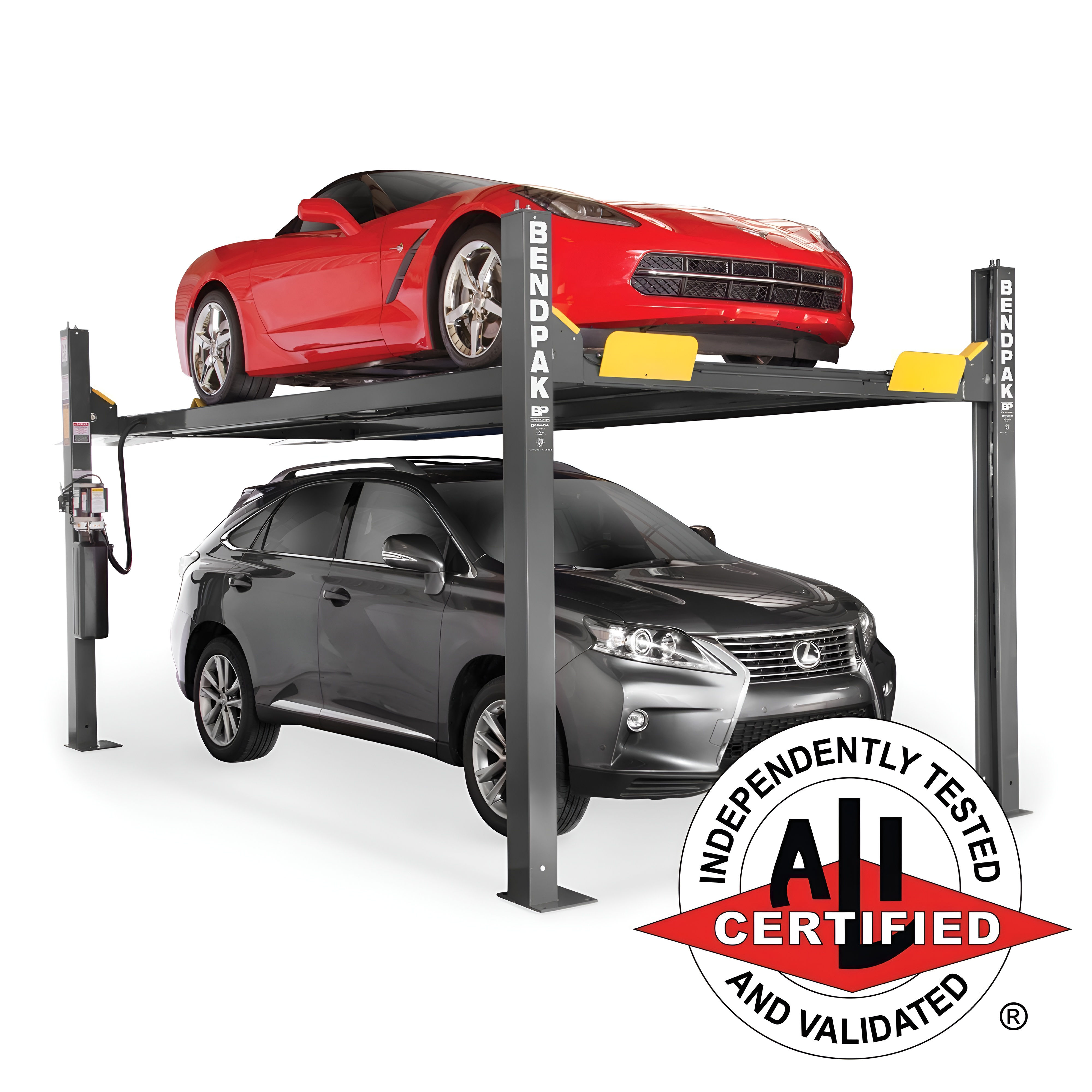 BendPak HD-9XW Four-Post Lift – 9,000 lb, Extra Wide & Extra-Tall