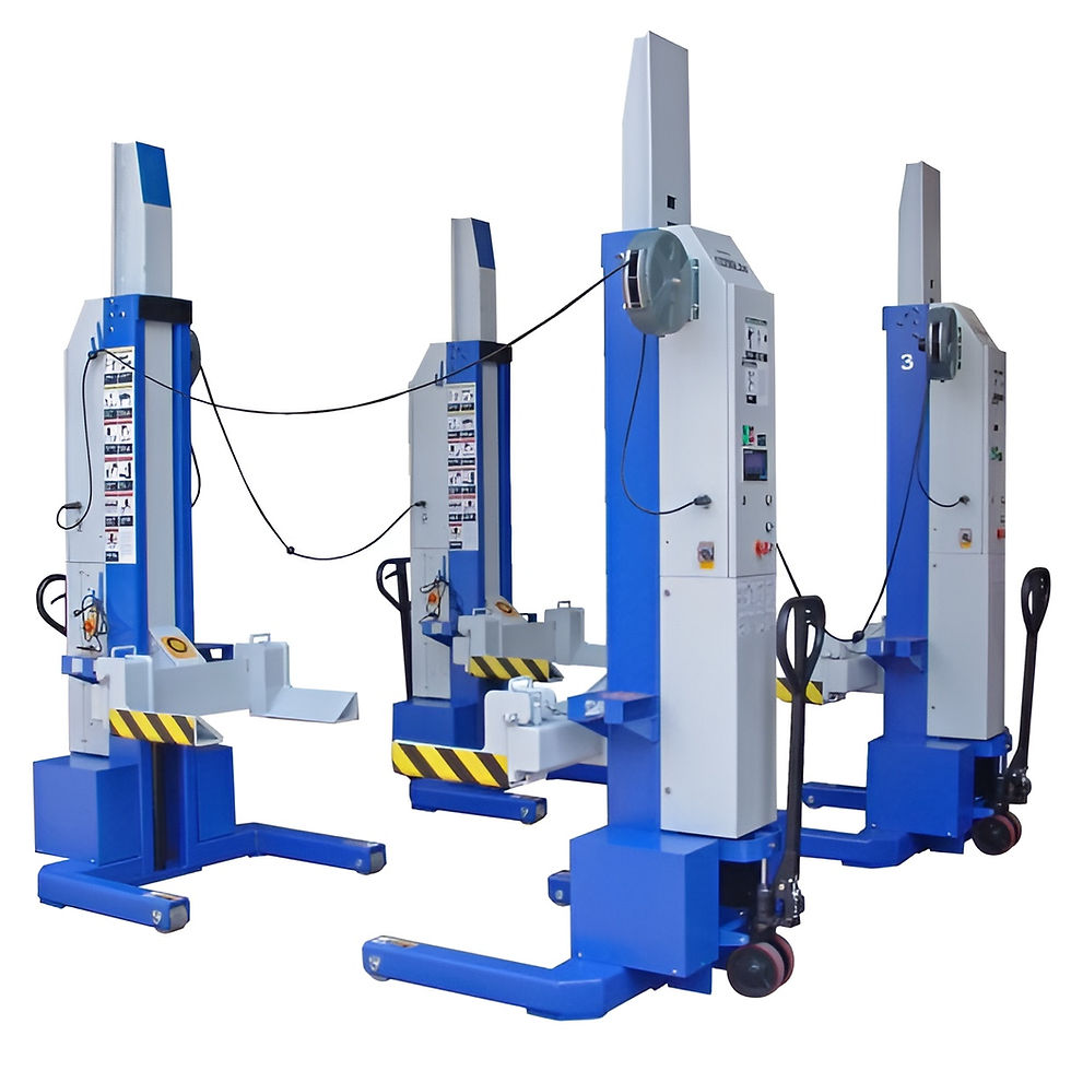 Mobile Single Column Lifts – Complete Set