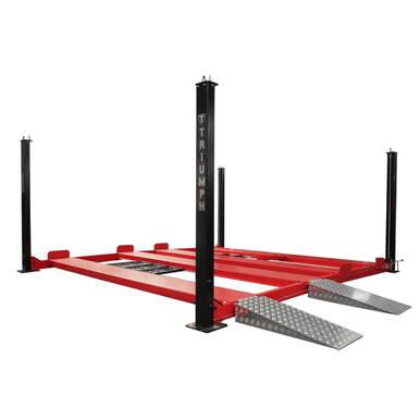 Triumph NSS-9 Four-Post Double Parking Lift – 9,000 lb Capacity