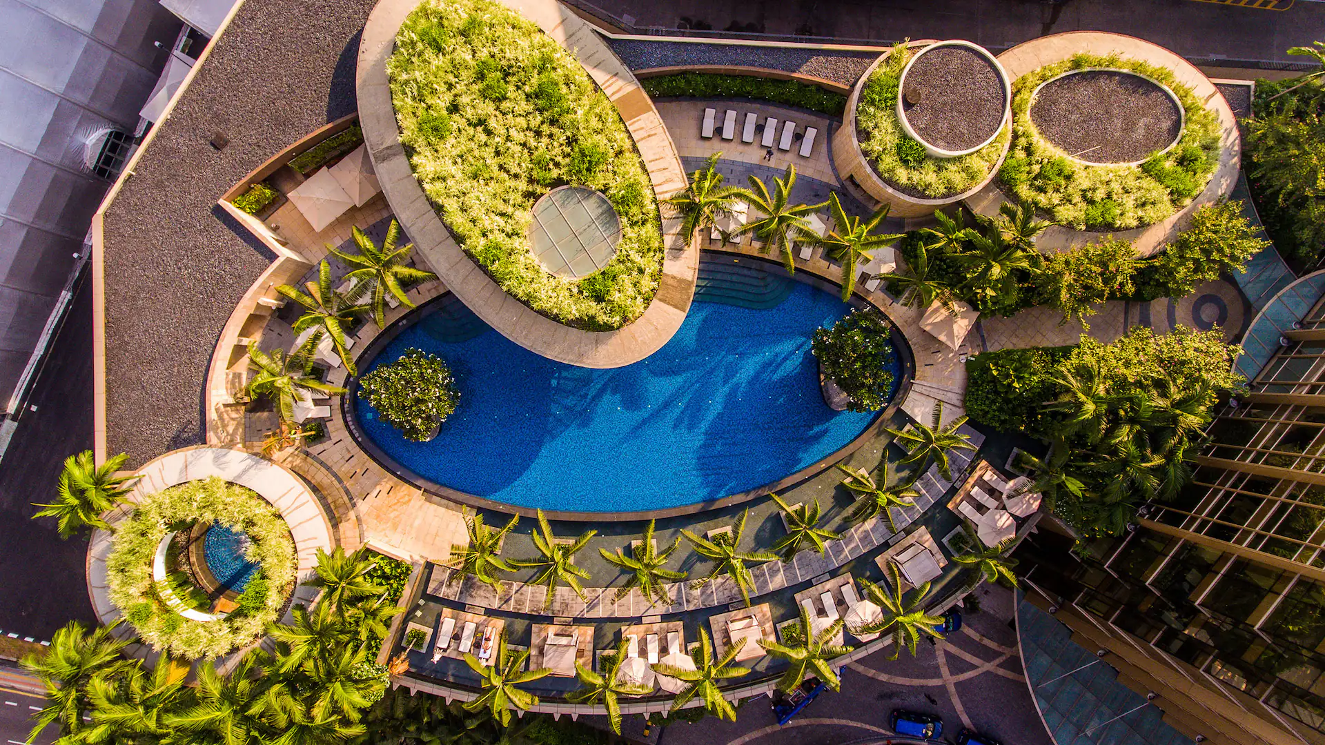Piscine de l'hôtel Grand Hyatt Kuala Lumpur