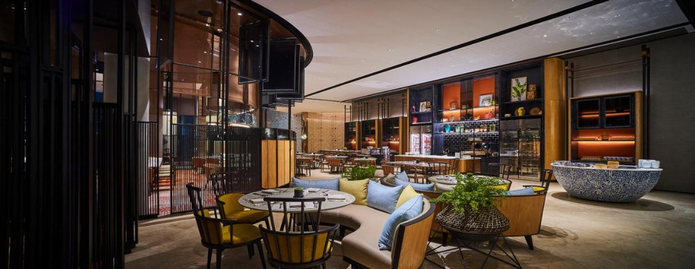 Un des restaurants de l'hôtel EQ à Kuala Lumpur