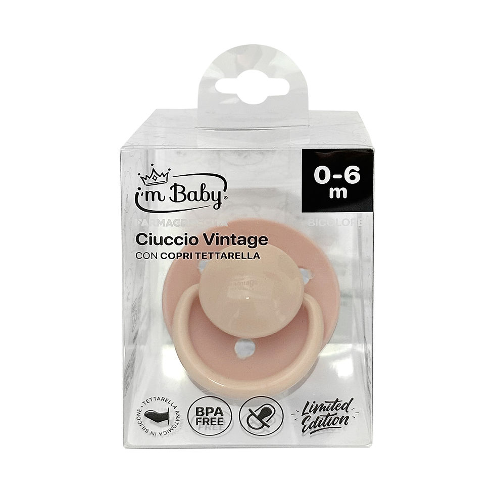 Miniatura: Ciuccio Vintage Bicolore