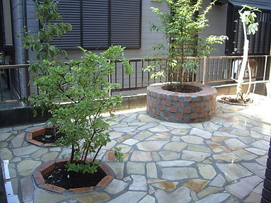 ちょっとしたスペースも癒しの空間