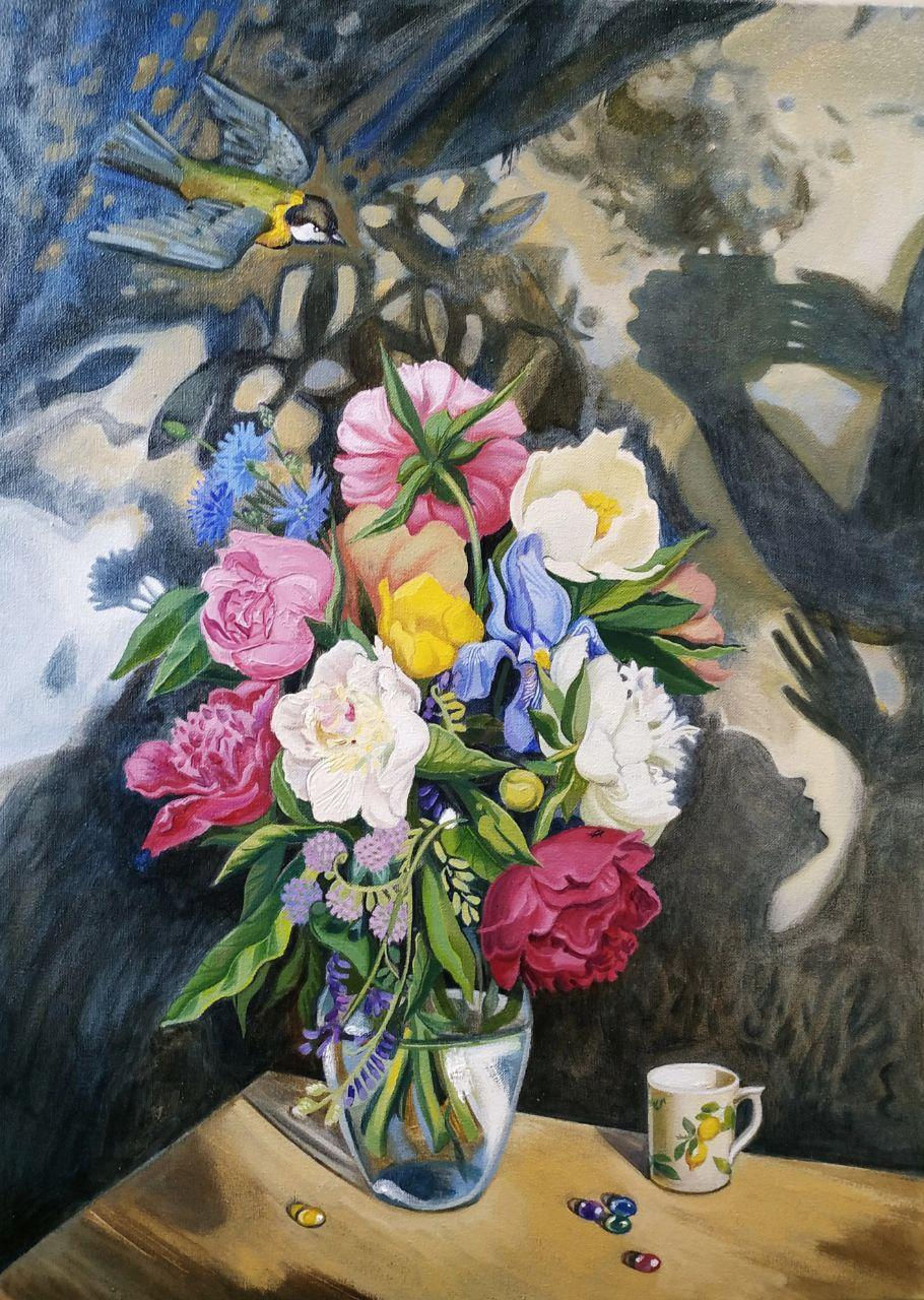 Stillife with a baby cup
