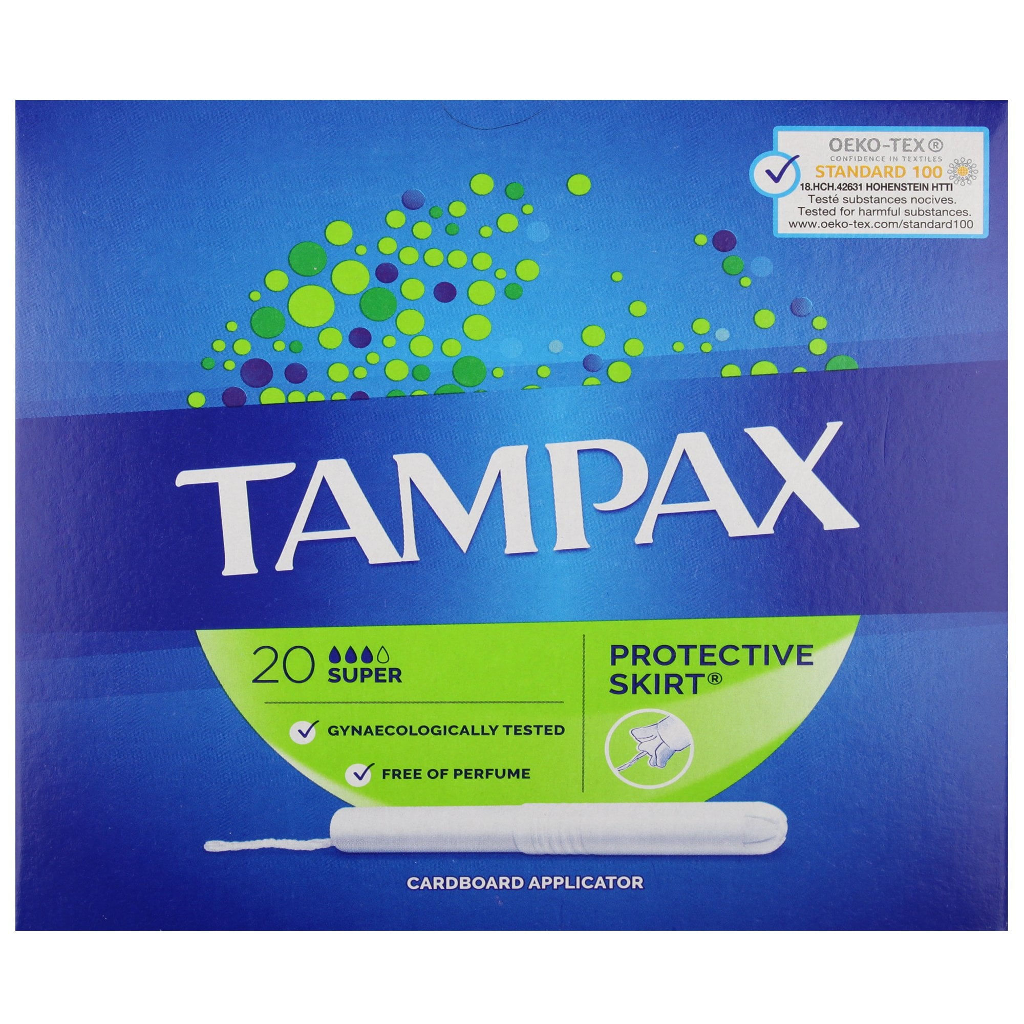 Tampax Super - 20 Applicator Tampons