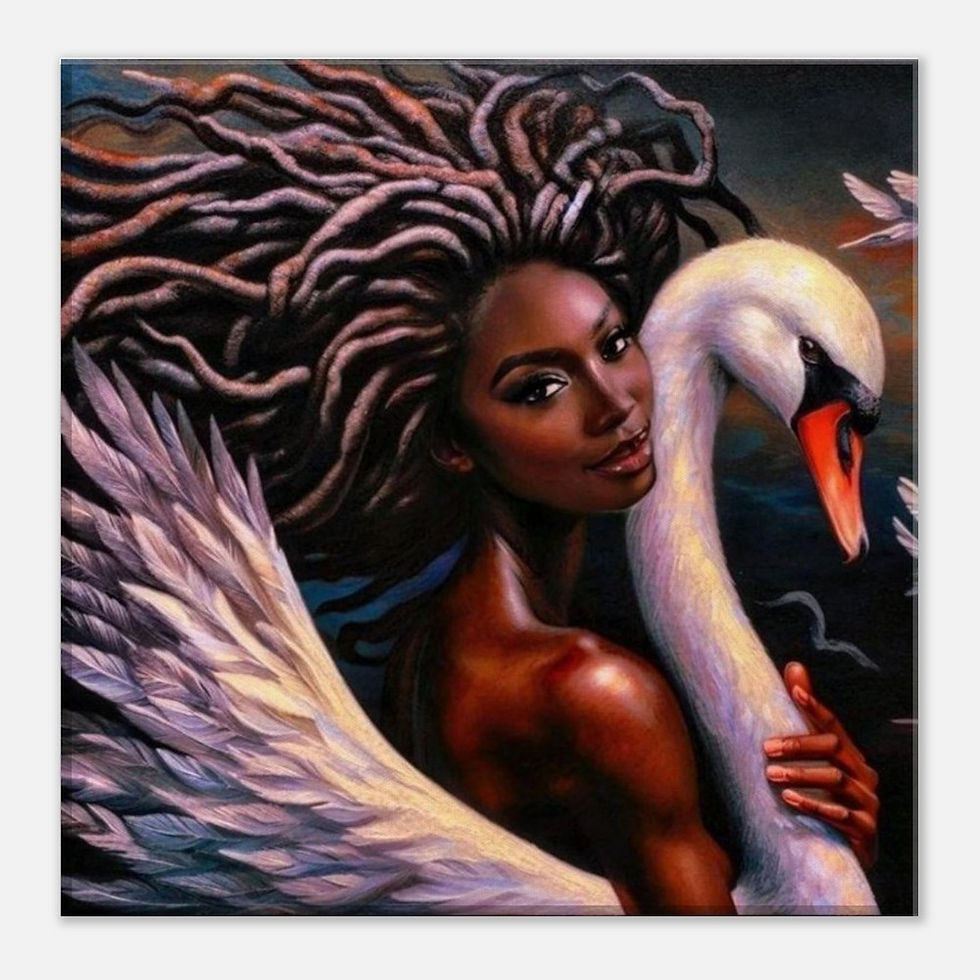 Thumbnail: Leda & the Swan Canvas
