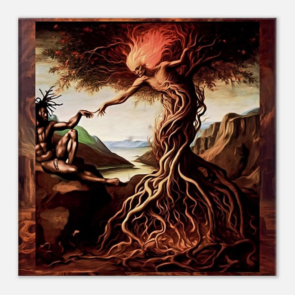 Thumbnail: The Creation of God Canvas