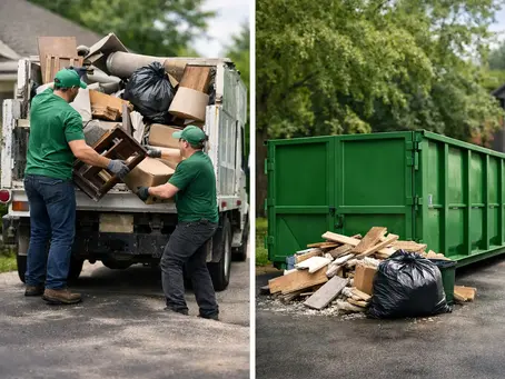 Junk Removal vs Dumpster Rental