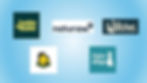 Logos of best raw dog food brands featured
