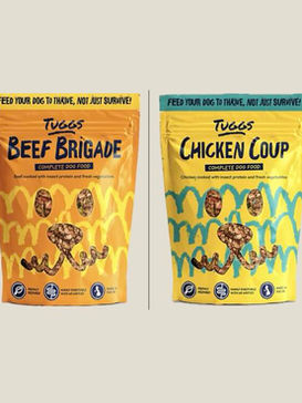 Tuggs dog food range