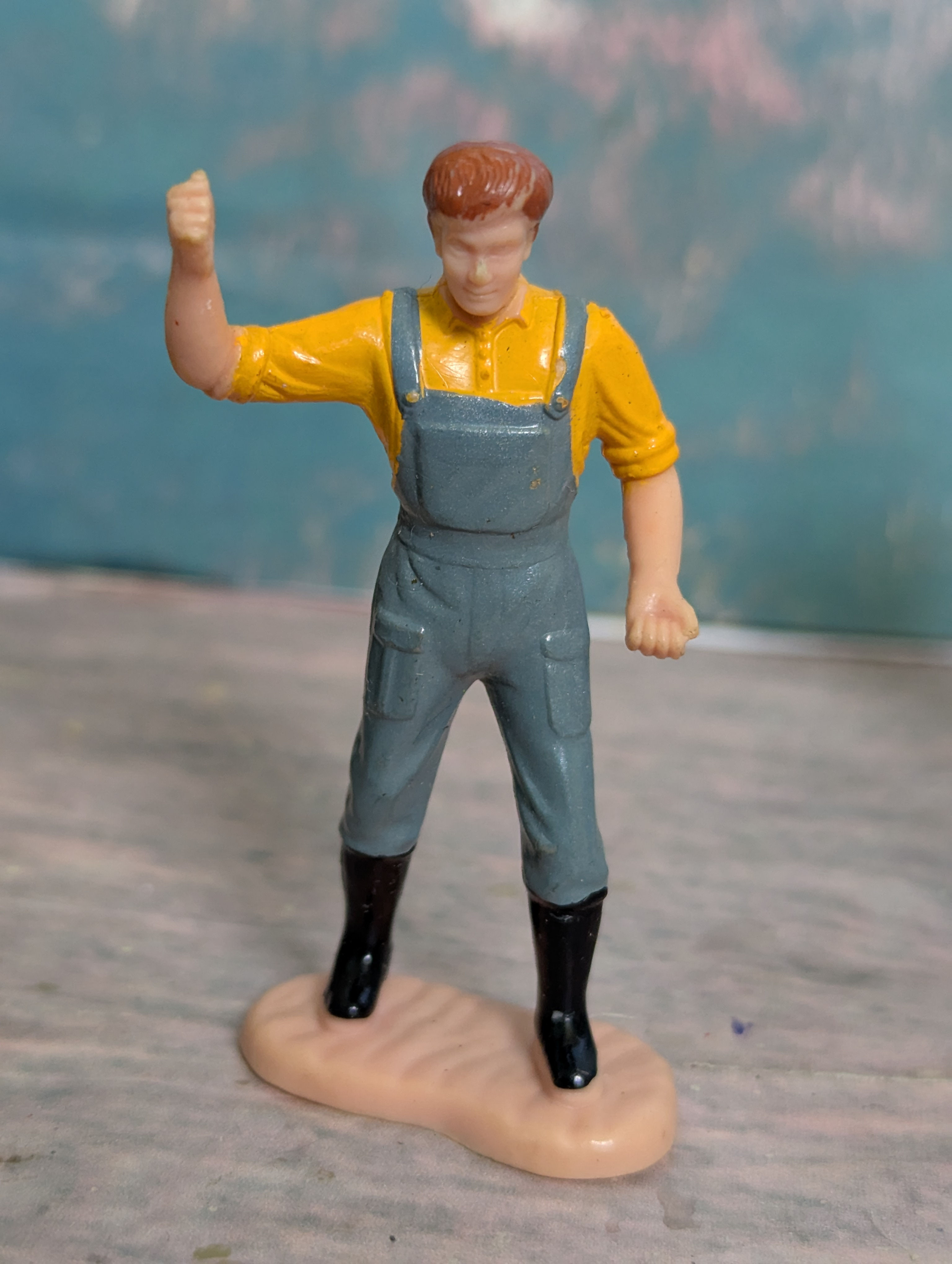 Unknown Maker Plastic Civilian Farming Figures Various 45-70mm