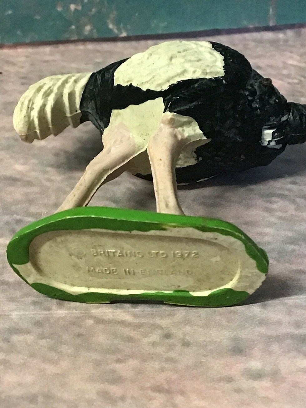 Thumbnail: Vintage Plastic Britains Ltd 1972 Ostrich Made in England