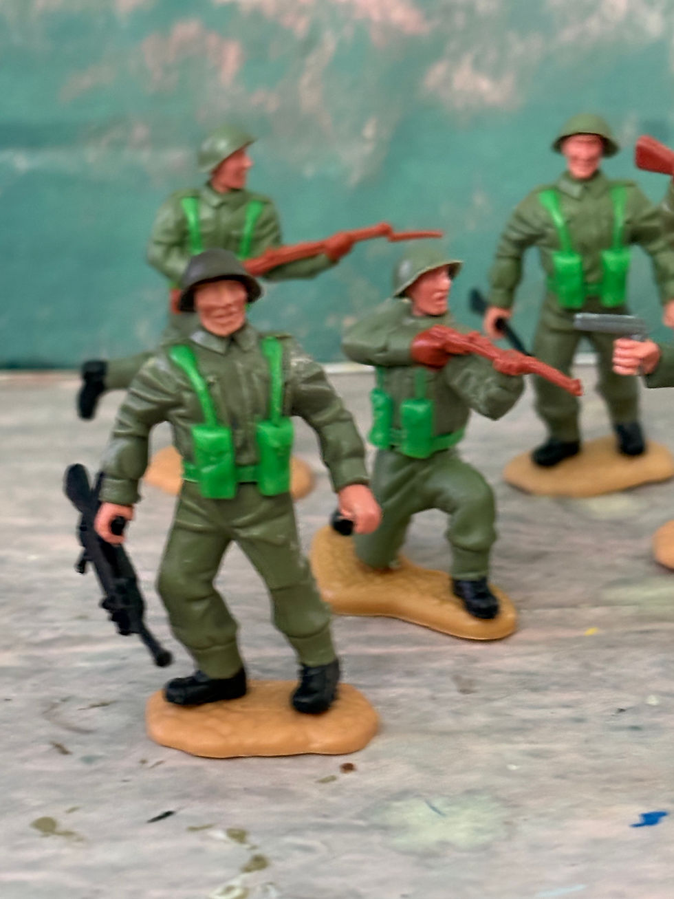 Thumbnail: Timpo Toys Swoppet's  1/32 Plastic Figure British Infantry x6