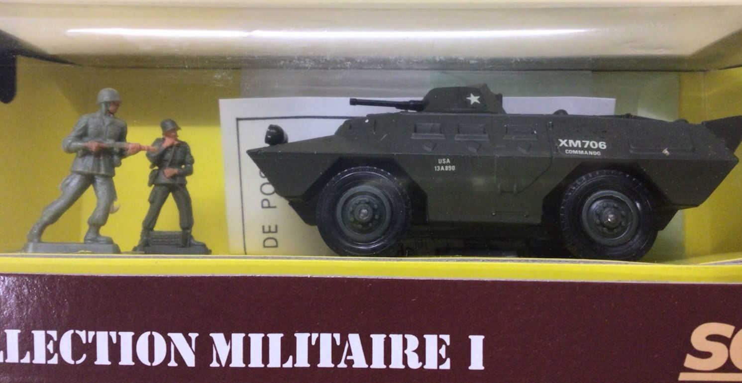 Solido No.6026 US Command Car 1:50 scale XM706 +2 figures