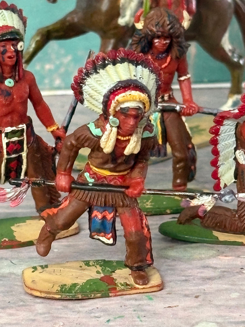 Thumbnail: Airfix Native American Figures x5 Wild West 1/32 Painted