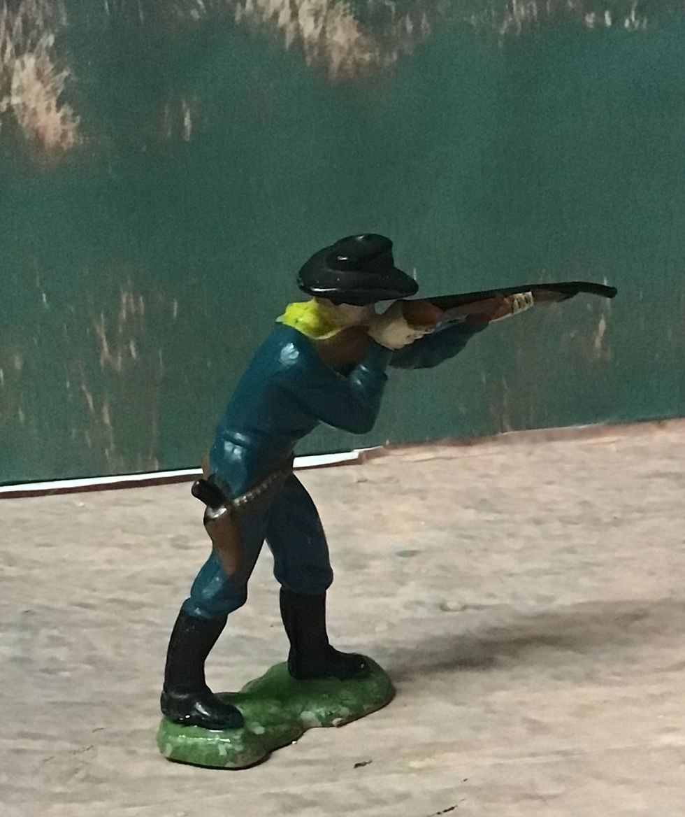 Thumbnail: Britain's Herald H422 Cowboy Firing Rifle Blue/green