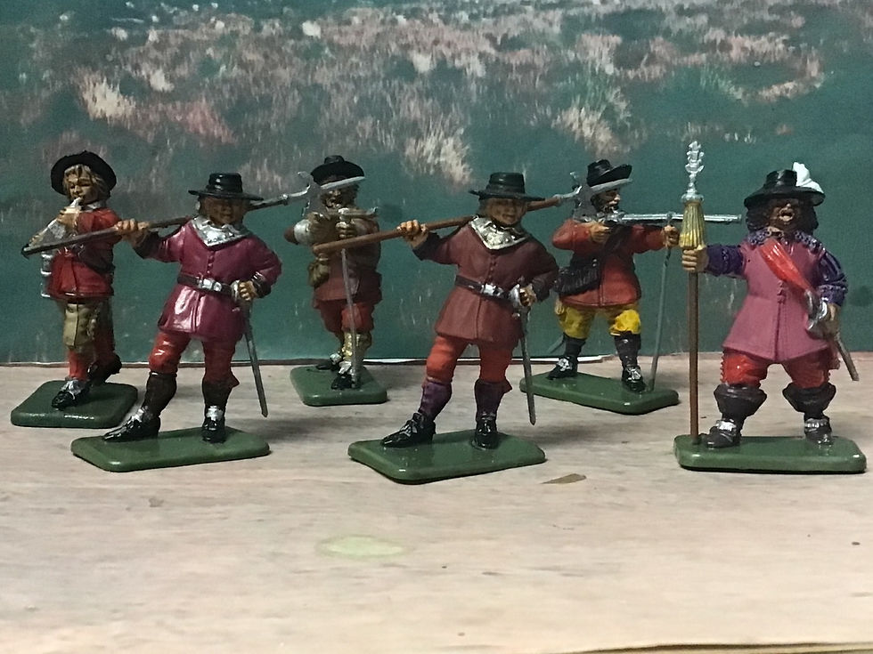 Thumbnail: 6 A Call to Arms English Civil War Royalist Figures Painted Figures