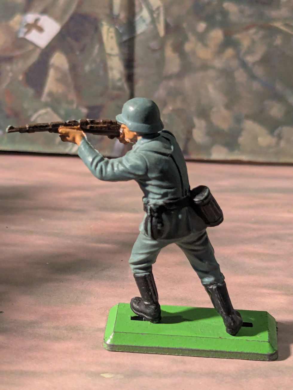 Thumbnail: Vintage Britains Deetail German Infantry Various Figures