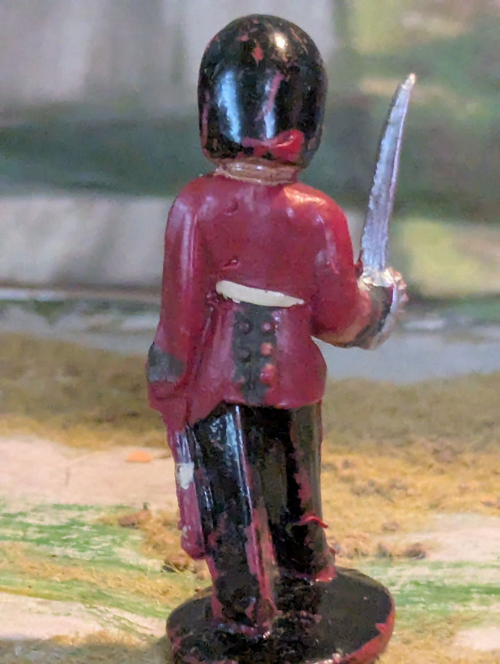Thumbnail: Vintage Hong Kong Kentoy Scots Guards Officer Marching 54mm