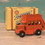 Thumbnail: Vintage Charbens Miniature Series Number 3 Orange Old Bill Bus 1914 Boxed