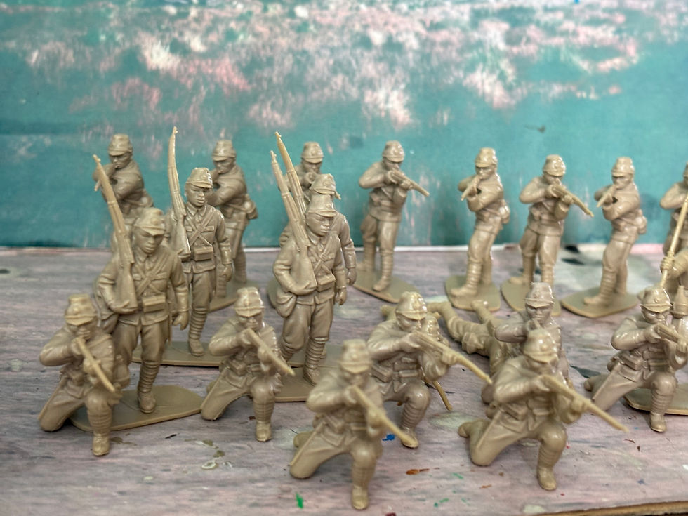 Thumbnail: Airfix Plastic Figures 1/32 Japanese Infantry Loose x29