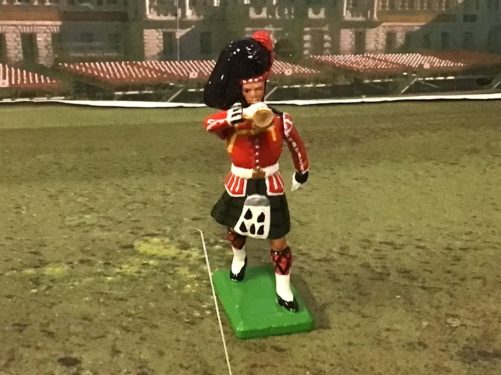 Thumbnail: William Britains Gordon Highlanders Bugler Made in England 1983