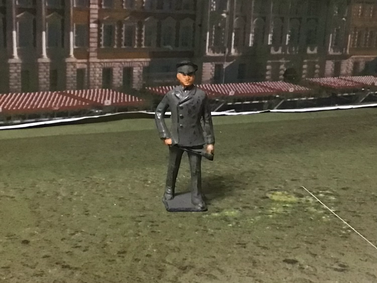 Rare Britain's/Johillco Lead Figure 1/32 Figure Chauffeur with Car Jack