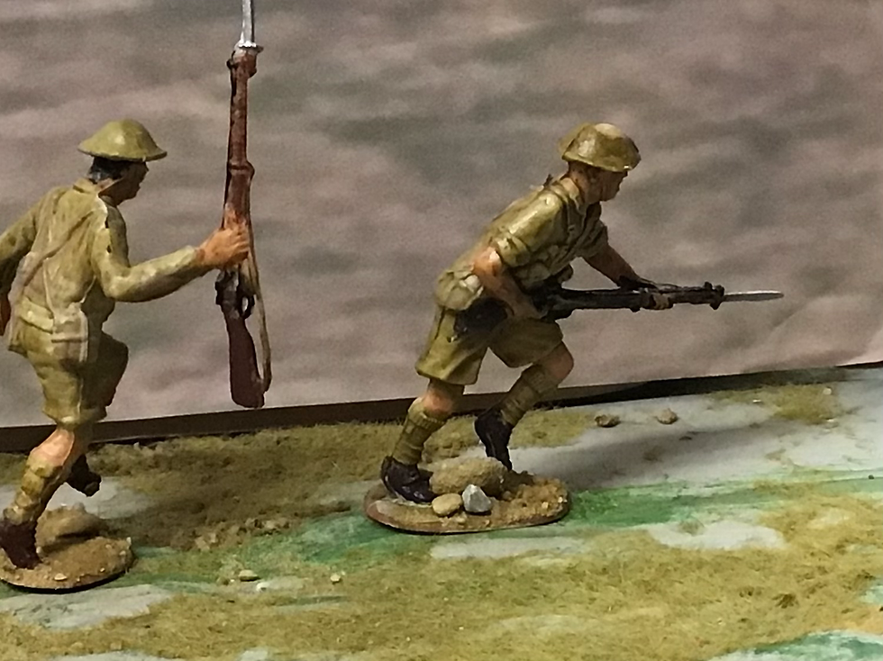 Thumbnail: 4x Revells 1/32 WWII Scottish Infantry 8th Army Painted
