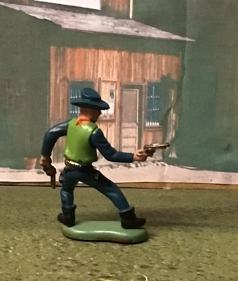 Thumbnail: Britains Ltd Herald H423 Cowboy with Two Pistols
