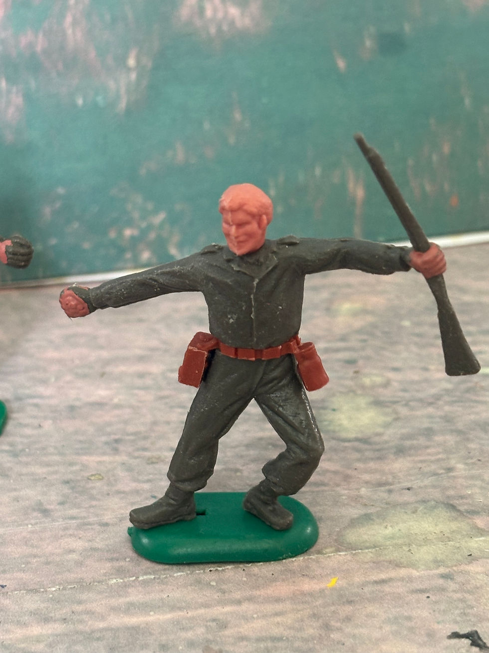 Thumbnail: Timpo Toys Early Style Swoppet's  1/32 Plastic Figure British Infantry x6