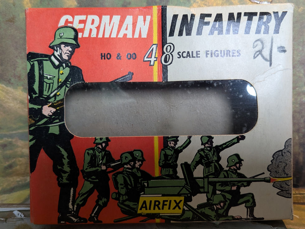 Thumbnail: Airfix Set 1705  WWII German Infantry Type 1 loose full set Boxed